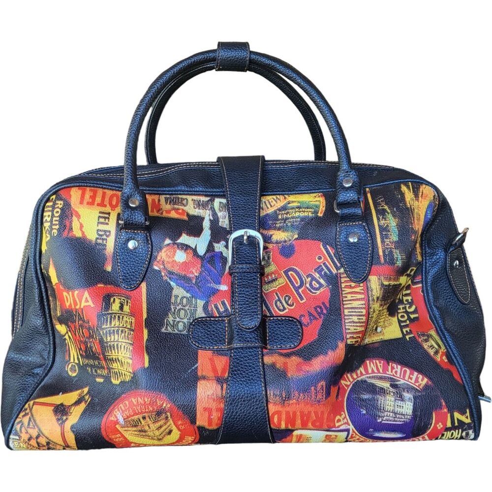 Sydney Love Italian Scenes Overnight Weekend Bag 16 x 12 x 6 Carry On Luggage